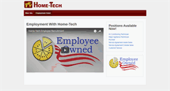 Desktop Screenshot of employment.home-tech.com