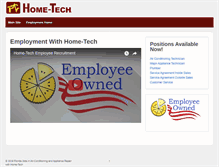 Tablet Screenshot of employment.home-tech.com